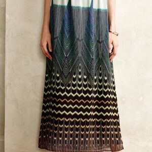 MAEVE Elegant Multicolor Patterned Skirt